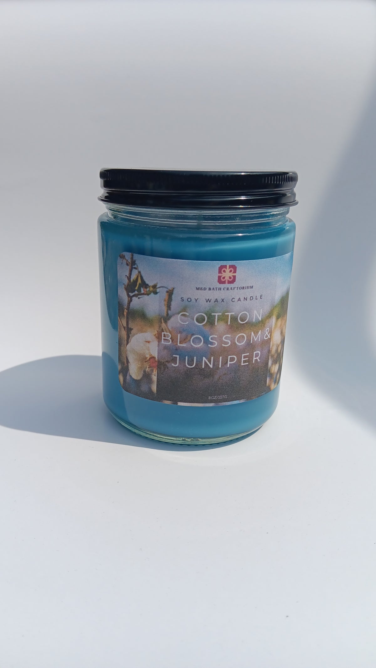 Cotton Blossom & Juniper Soy Wax Candle