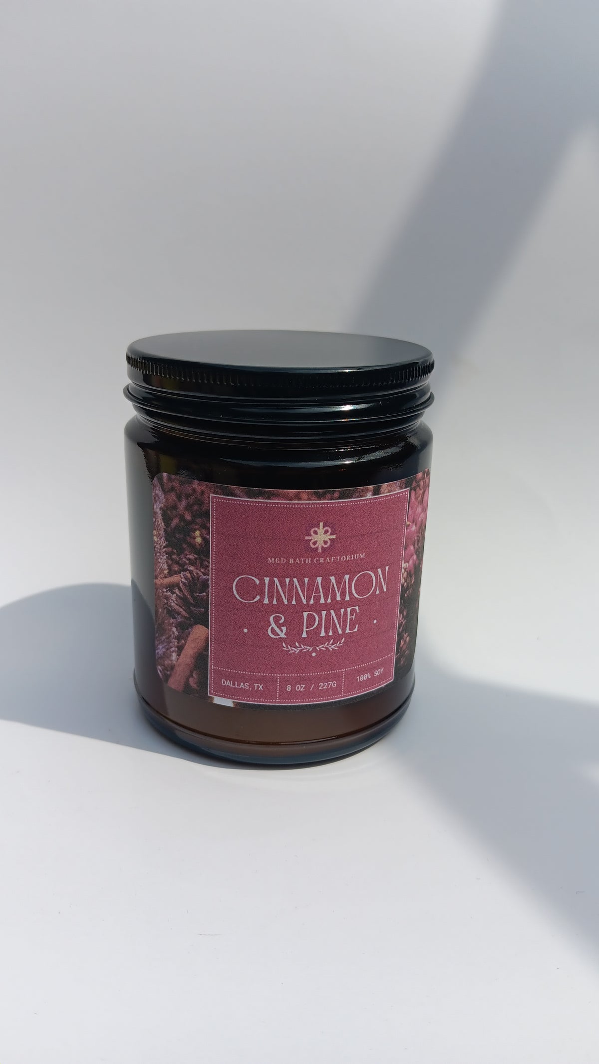Cinnamon Pine Soy Wax Candle
