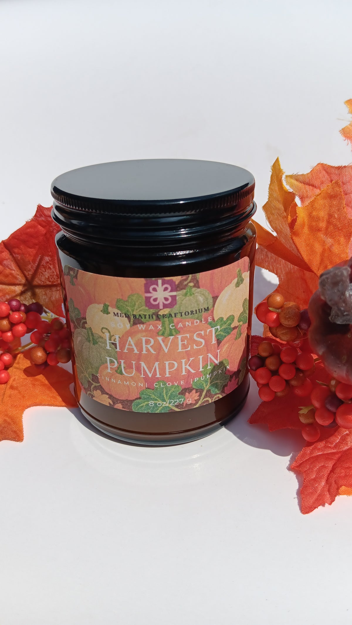 Harvest Pumpkin Soy Wax Candle