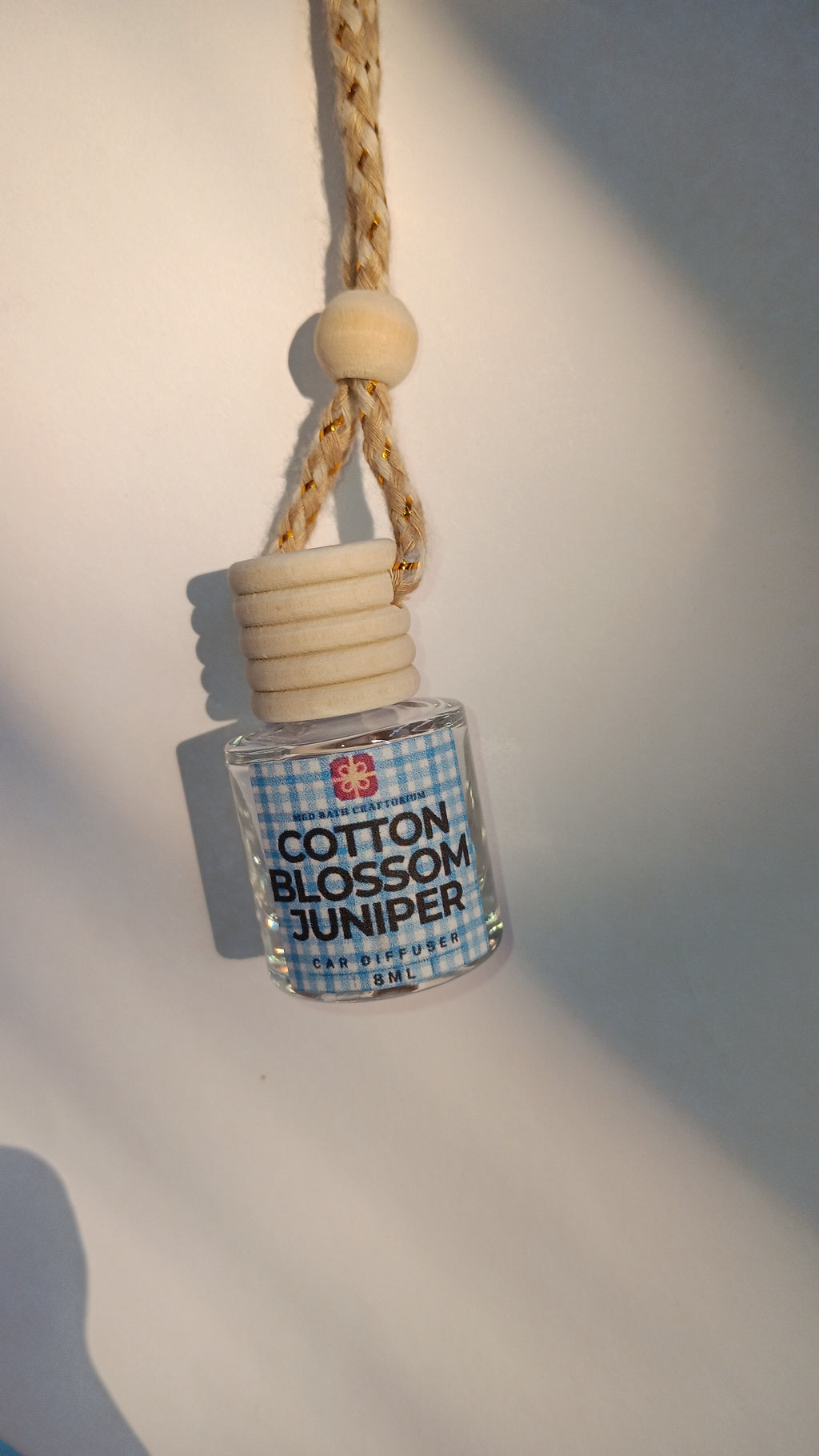 Cotton Blossom and Juniper Hanging Car Diffuser