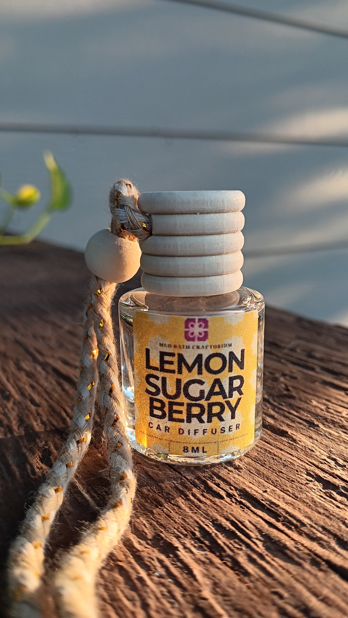Lemon Sugar Berry Hanging Car Diffuser
